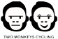 Two Monkeys Cycling