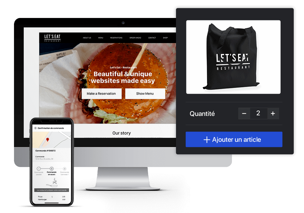 Développez votre activité en ligne avec eCom pour Restaurant